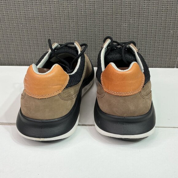 Johnston & Murphy Tan Leather Men's Casual Athletic Sneakers Size 10.5 - Picture 3 of 7